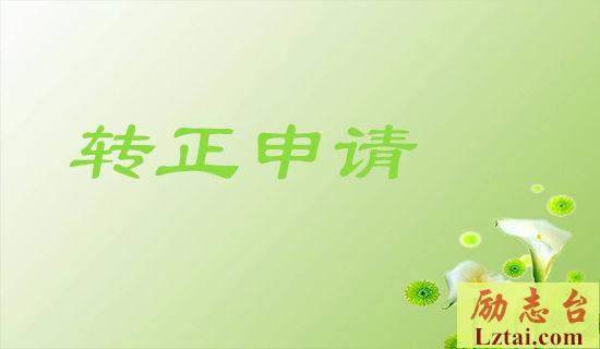 财务岗位转正申请 图1