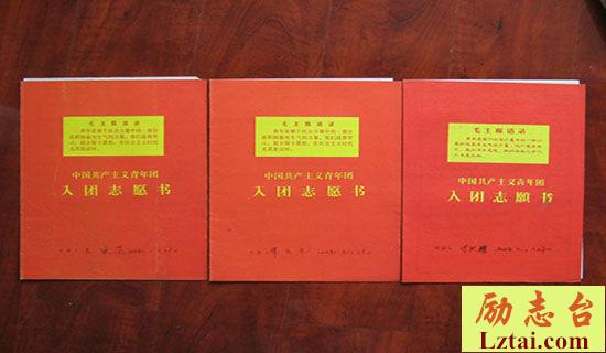 中国青年团入团申请书材料 图1