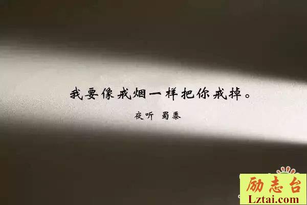 爱情中我在努力你却后退心碎说说伤感语录大全