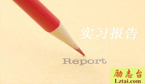 实习报告的格式是什么 图1
