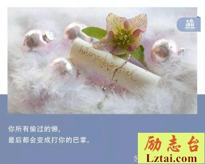 你偷过的懒正成为扇你的巴掌
