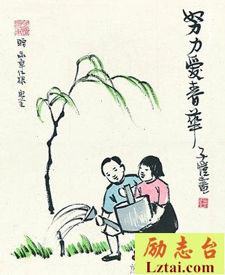 他用252幅画创造人间幻乐园，叫人想起丰子恺