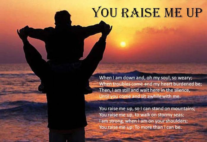 you raise me up歌词